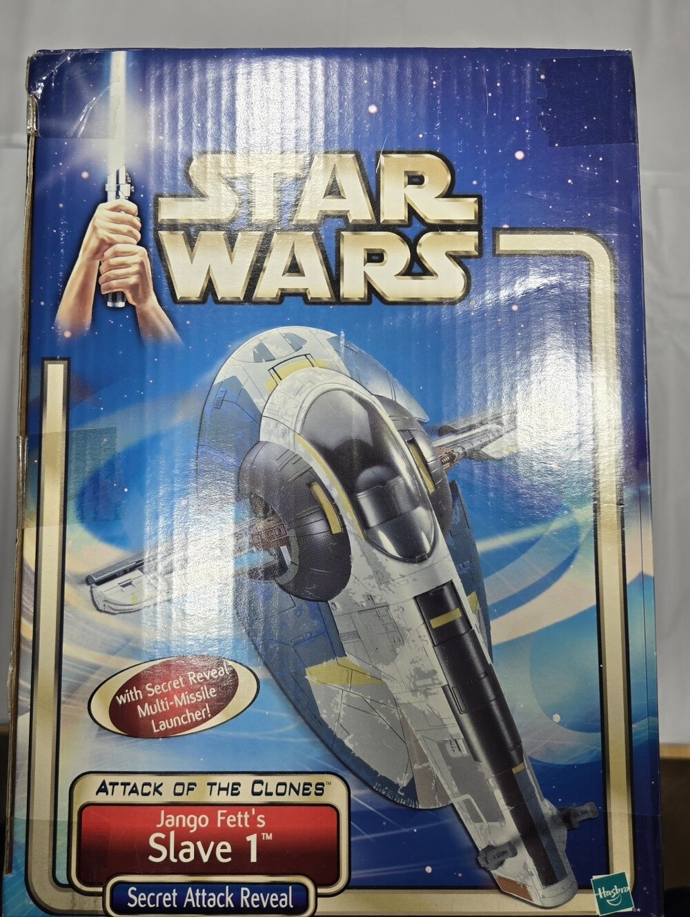 2001 Star Wars AOTC Jango Fett Slave I  - Vintage Hasbro